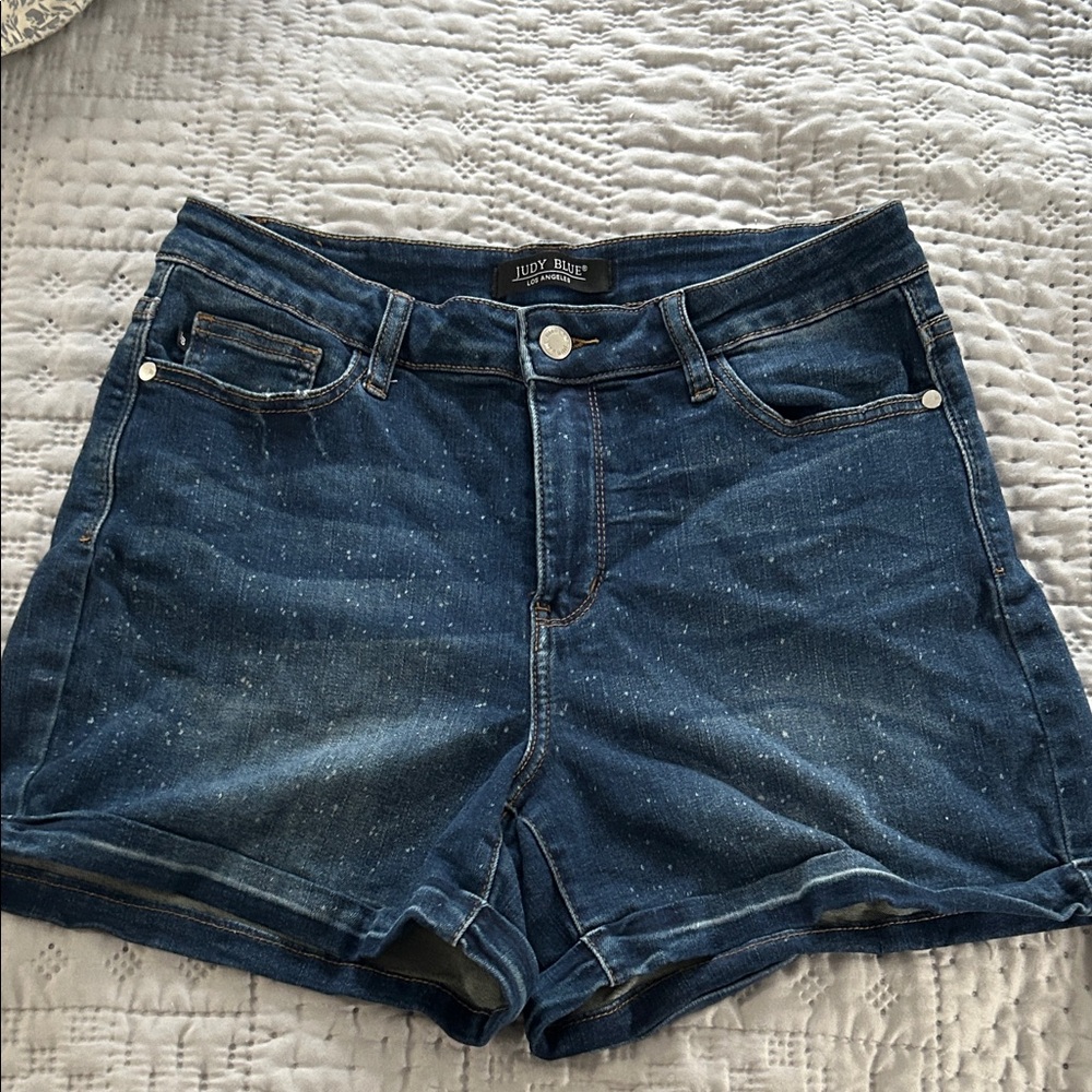 Judy Blue Women's Dark Wash Jean Shorts